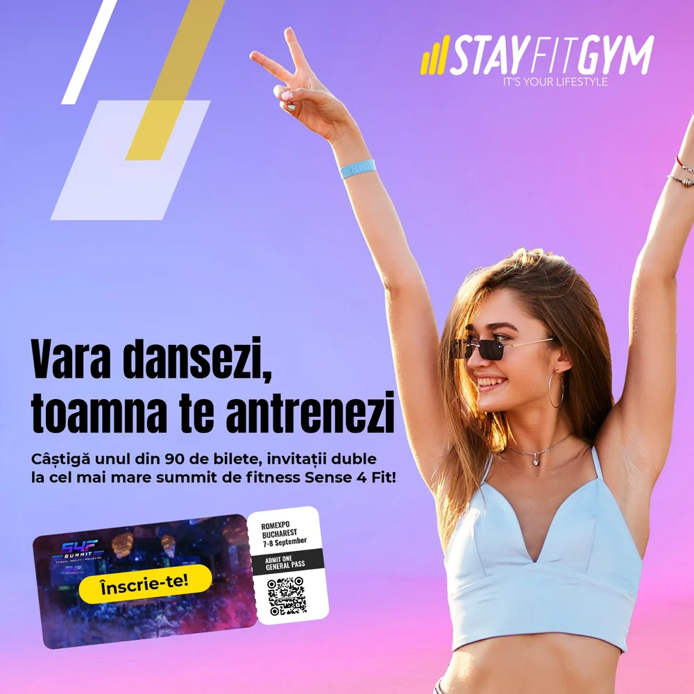 Vara dansezi, toamna te antrenezi cu Stay Fit la Sense4FIT!