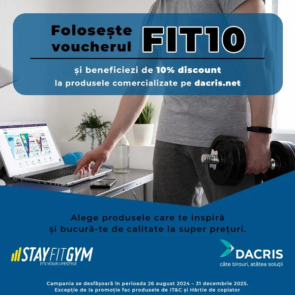 campanie Stay Fit Gym & Dacris