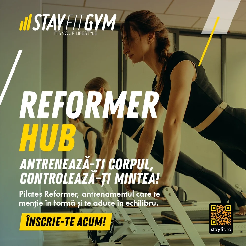 REFORMER HUB - NOUL MOD DE A-ȚI ANTRENA CORPUL LA STAY FIT GYM