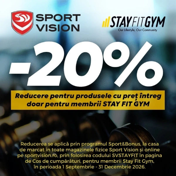Beneficii Plus Sport Vision & Stay Fit Gym